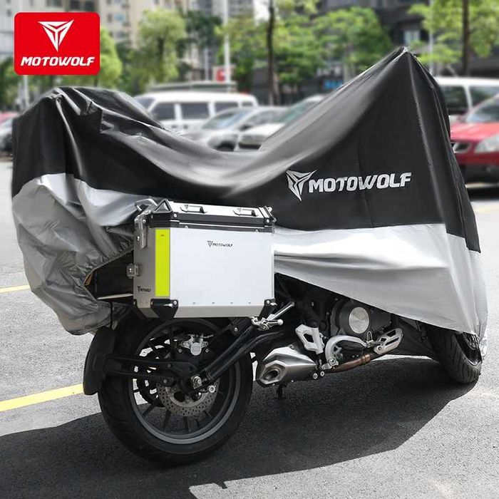 Husa motocicleta MotoWolf 210d impermeabil protectie soare vant ploaie