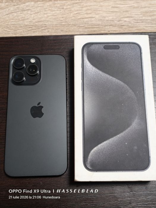 Apple iPhone 15 Pro Max -256 GB Titanium Black