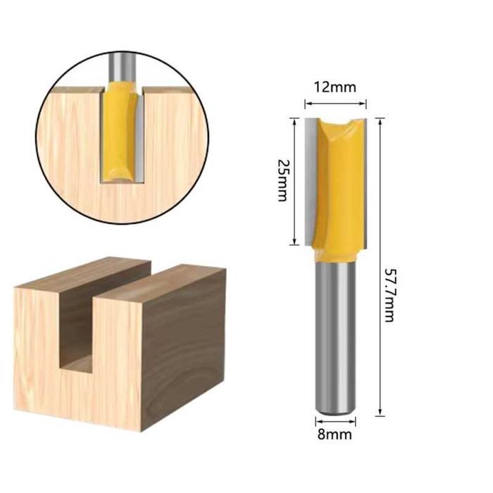 Фрезер за рязане или правоъгълни канали,различни размери, 4033 до 4037