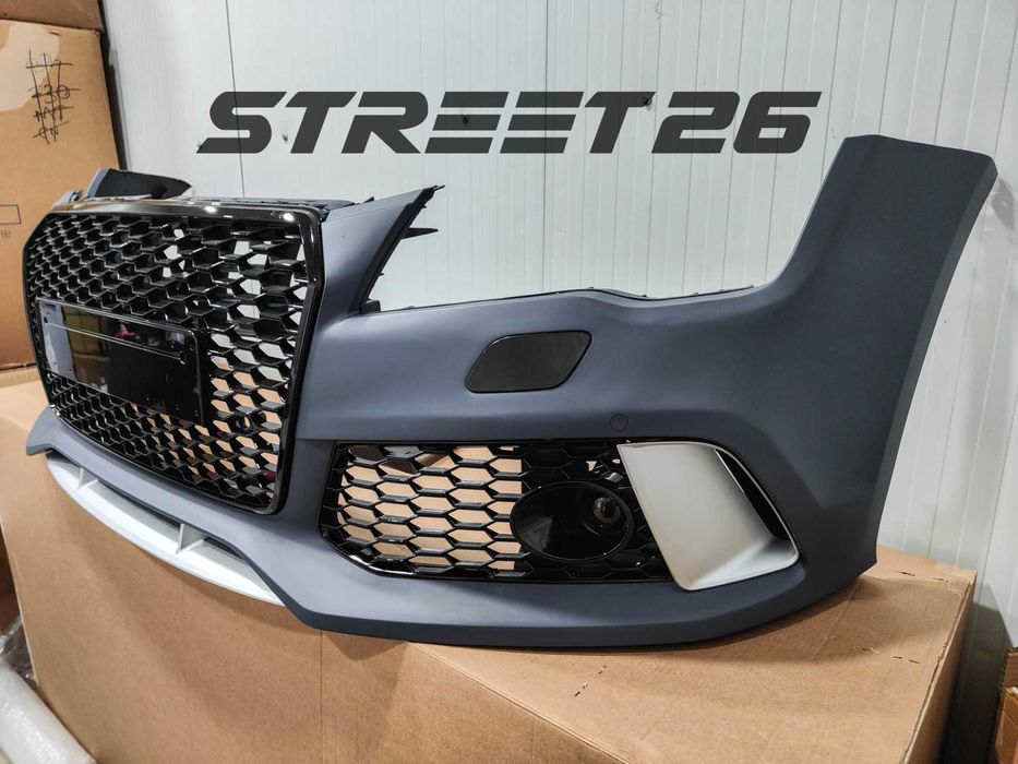 Bara fata RS Audi A7 4G (2010-2014) Cu grila RS7 negru lucios