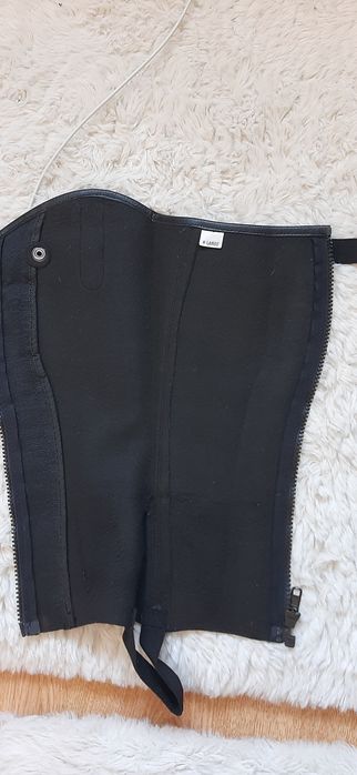Jambiere piele echitatie copii