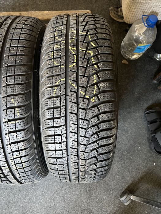 4 jante BMW seria 2 , 5x112 + anvelope iarna 205/60/16 Hankook!