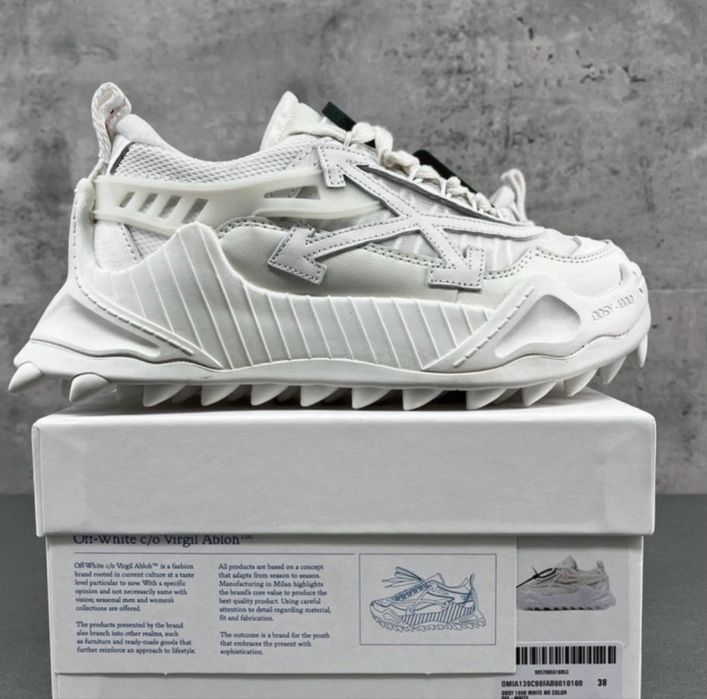 ~BACK TO SCHOOL~  Off White Odsy 1000 Triple White ~Verificare Colet~