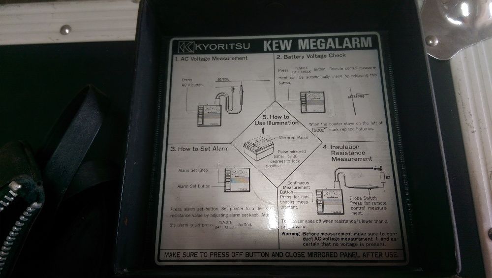 Multimetru Kyoritsu Japan original model 3202 nou
