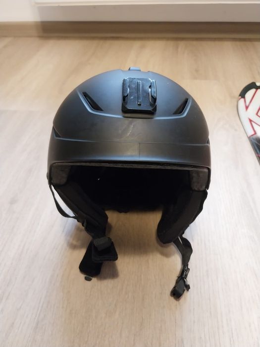 Skiuri K2 152 cm + casca incepator