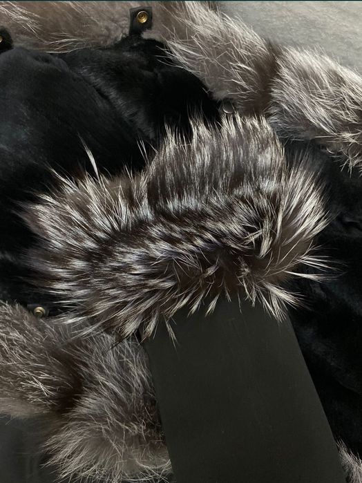 Парка натуралка размер М