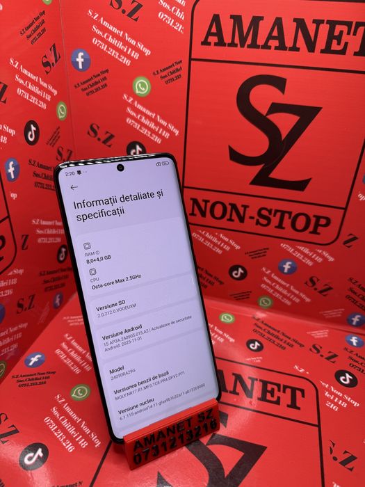 Redmi Note 14 Pro+ 5g Amanet SZ Non Stop