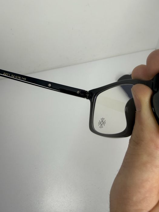 Ochelari negri Chrome Hearts