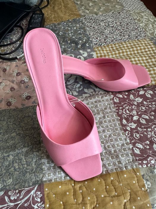 Дамски розови чехли