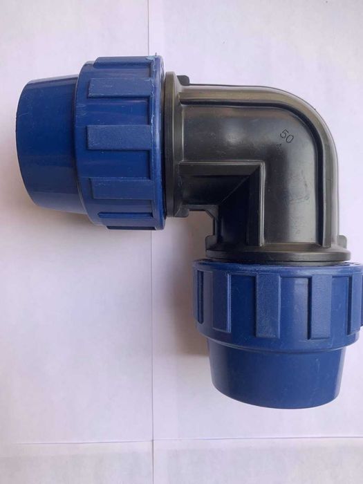 Продам новые муфты, отводы, тройники, заглушки D50, краны шаровыеDN20.