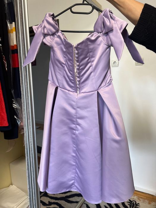 Rochie lavandă de ocazie de designer Nicole Enea M