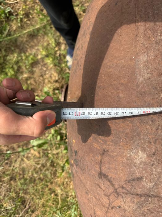 Шестонна железный бочка