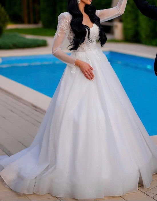 Rochie de mireasa stil printesa
