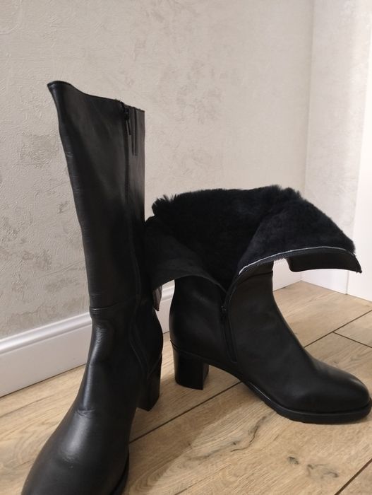 Сапоги женские натуральная кожа