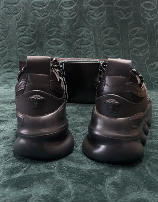 Sneakers versace chain reaction triple black