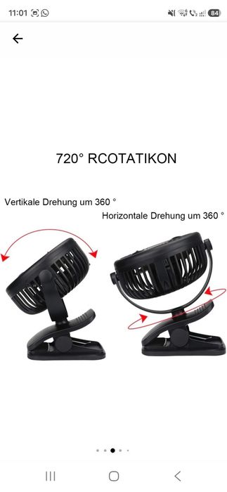 Mini ventilator,