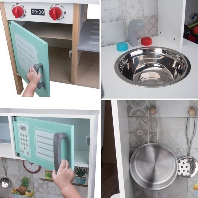 Детска дървена кухня-60x30x92.5 см./дървена кухня/детска кухня