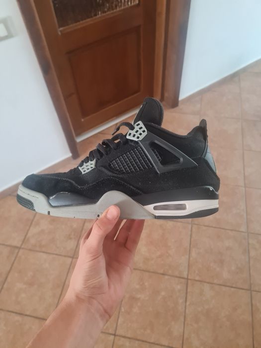 Jordan 4 black canvas