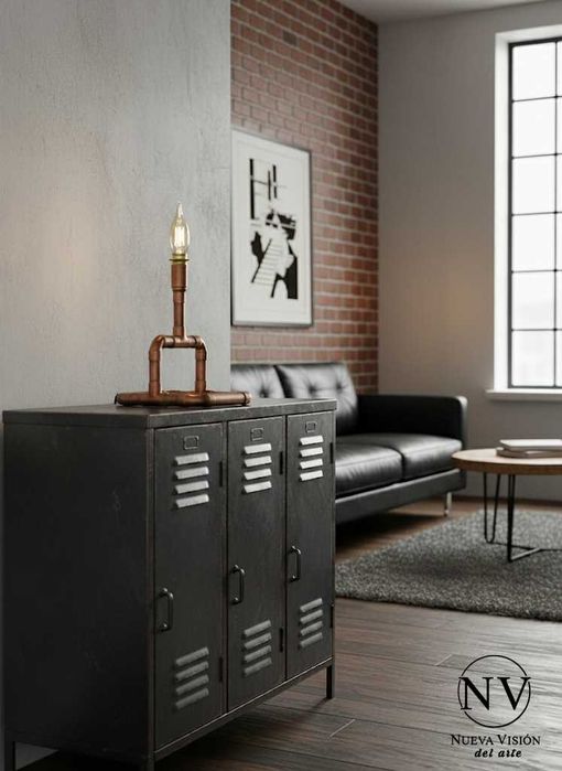 Уникална медна лампа - ръчна изработка