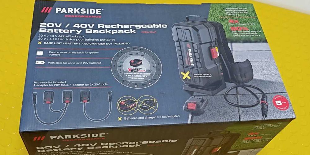 Акумулаторна Раница  Parkside Performance Powerbank