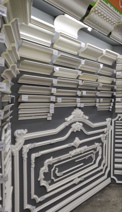 Плинтус Молдинг Панель Лувер 3D декор для стен Галтель Карниз