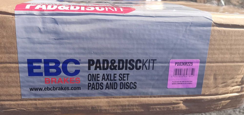 Mercedes C-class W203 S203 Kit frane EBC C30 AMG / C32 AMG / C55 AMG