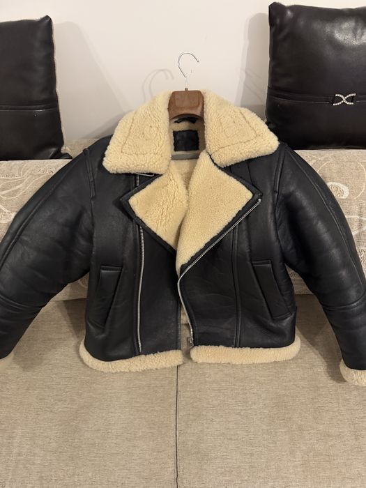 Heavy shearling jacket