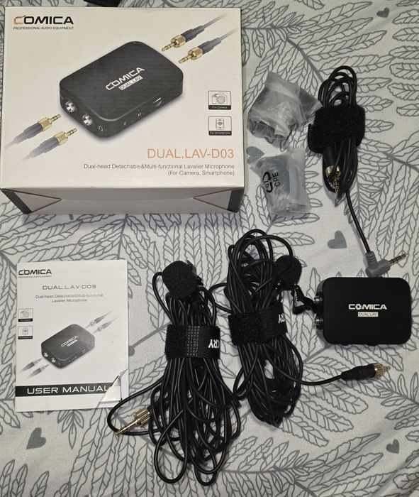 Sistem de doua lavaliere Comica Audio DUAL.LAV D03