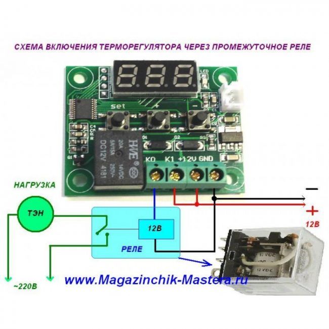 Термостаты электронные 2-х видов, регулировка температуры от – 50 до +