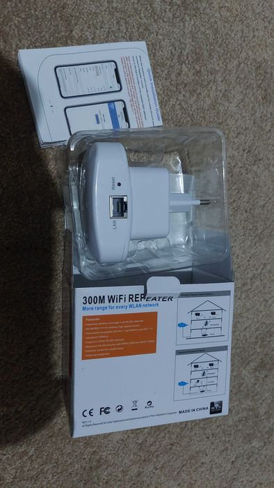 Wi-Fi Repeater 300Mbps – Усилвател на интернет сигнал