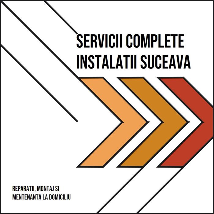 Instaltor suceava ,instalatii termice si sanitare ,mentenanta si interventii