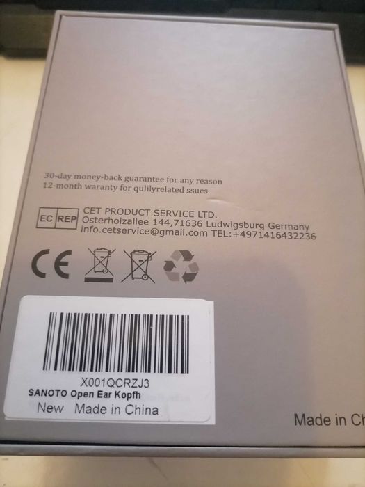 Sanoto Bone Conduction DG06 Head phones Wi-Fi Bluetooth casti training