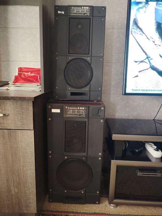 Колонки s90 и s50 усилитель пионер