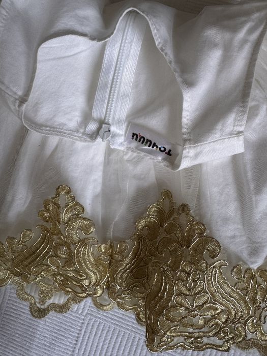 Рокля за кръщене за бебе момиче на Точици tochici