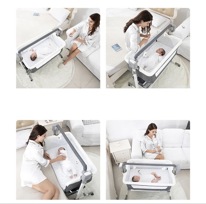 Манеж-кровать, маятниковый мезанизм