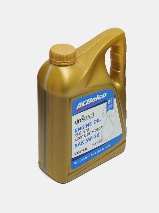 Оригинальное моторное масло GM DEXOS 1 ENGINE OIL 5W30 3.8Л