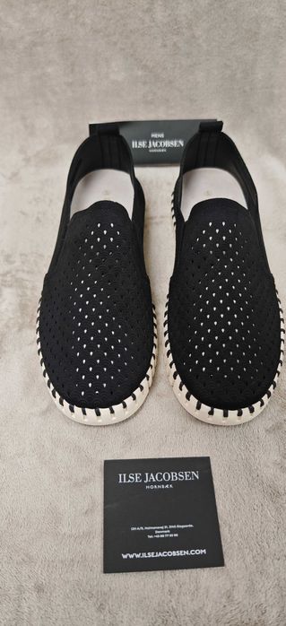 Pantofi ILSE JACOBSEN Tulip bărbați 45 negru ORIGINALI – noi, în cutie