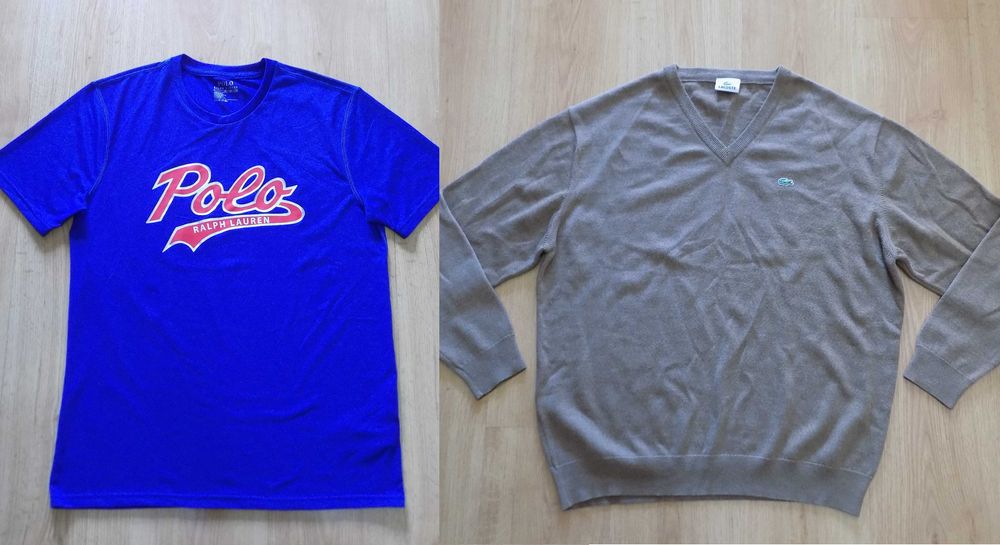 тениска polo ralph lauren/lacoste пуловер блуза яке оригинал мъжка S/6