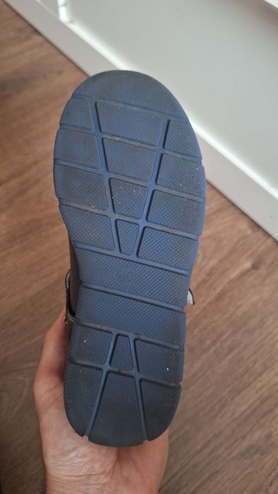 Pantofi / Sandale piele bleumarin fetite marimea 30