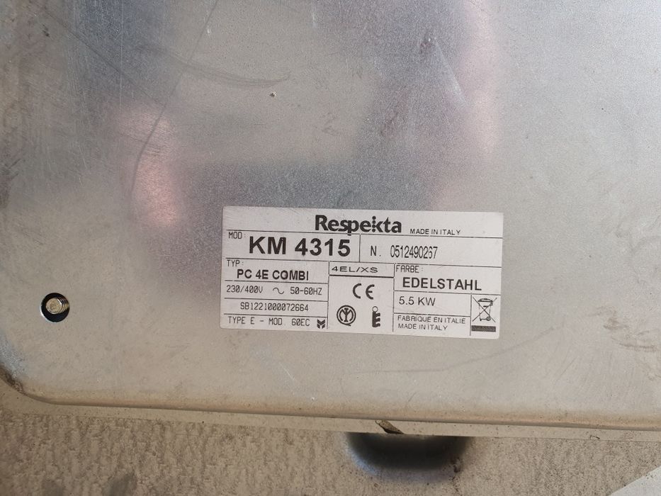 Нов италиански плот Respecta с 4 котлона