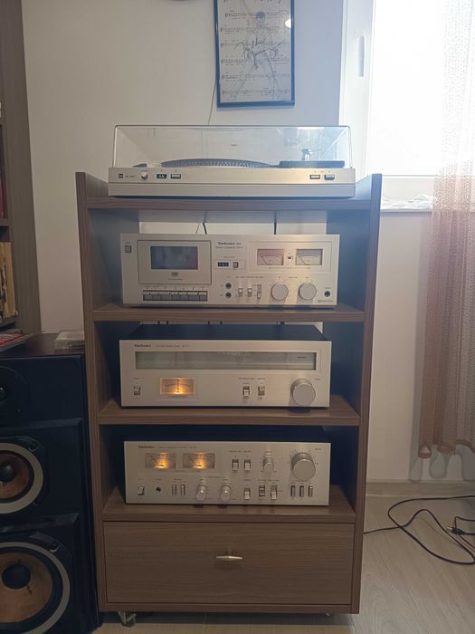 Vand linie audio Technics + pickup Dual