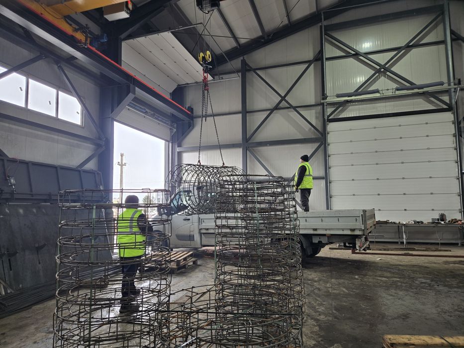 Otel beton fasonat, carcase sudate