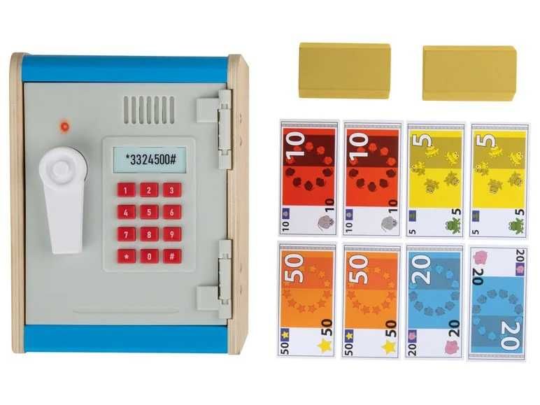 Дървени играчки за кухня Сейф Везна Тостер Кухненски робот Кошница