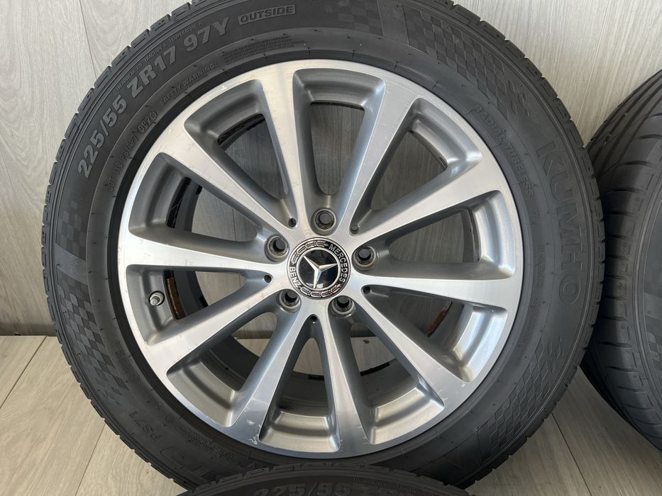 Оригинални джанти 17 цола 5х112 за Мерцедес Е-класа W213/S213 с летни гуми 225/55/17