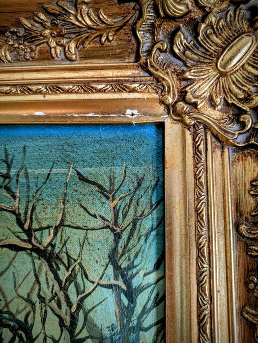 Tablou in ulei pe panza cu semnatura