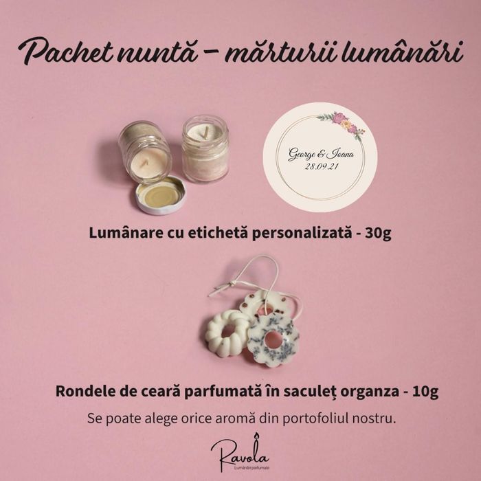 Lumanari parfumate ceara soia