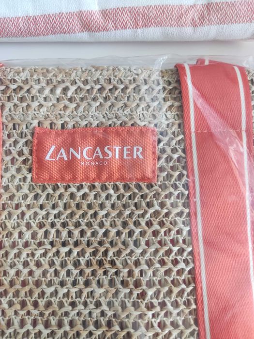 НОВ Сет чанта и кърпа за плаж LANCASTER Monaco