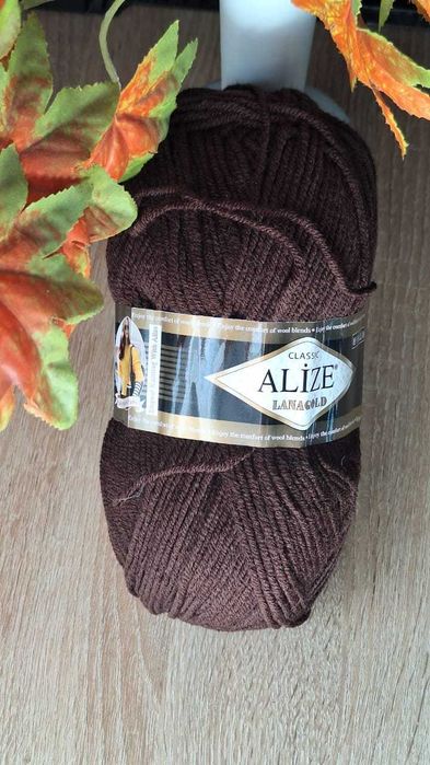 Пряжа Alize LanaGold (полушерсть)