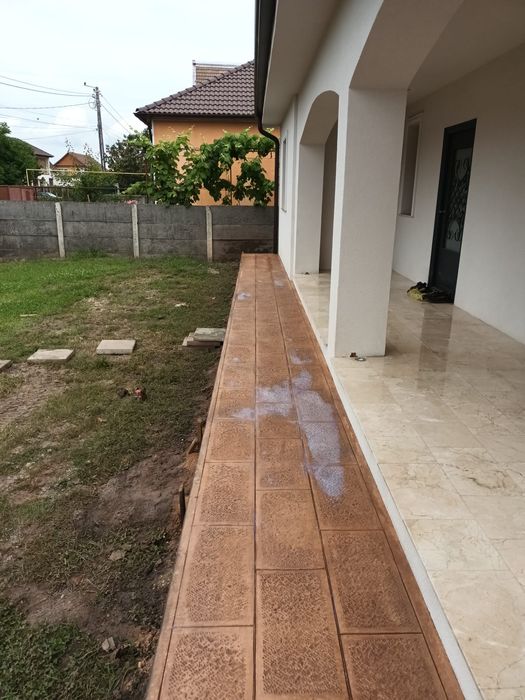 Beton amprentat dezactivat