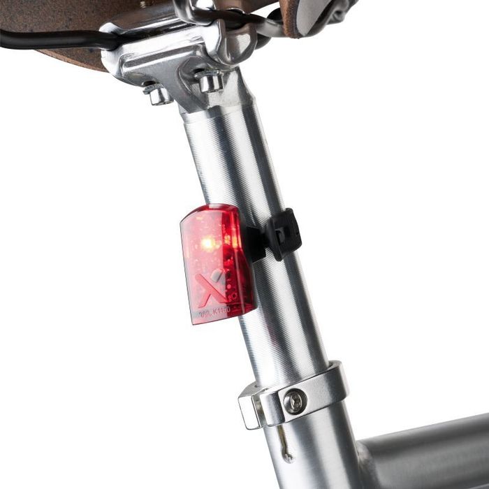 Set lumini bicicleta LED Axa GreenLine 15 , 15 Lux, incarcare USB, lumina fata si lumina spate